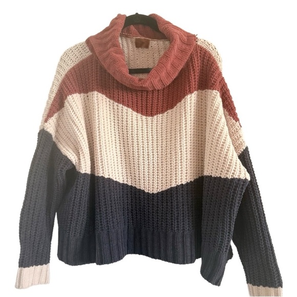 POL Chunky knit cowl neck Sweater - Picture 3 of 13